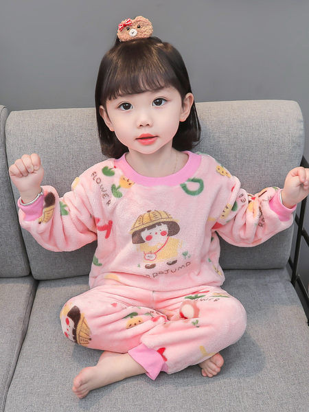 Nadýchané pyžamo pre dievčatá - dvojdielne