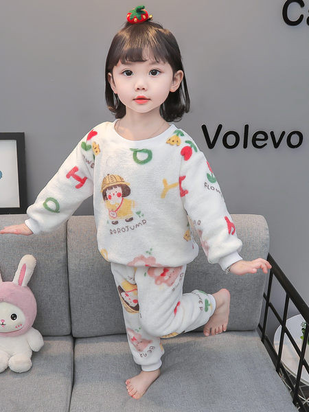 Nadýchané pyžamo pre dievčatá - dvojdielne