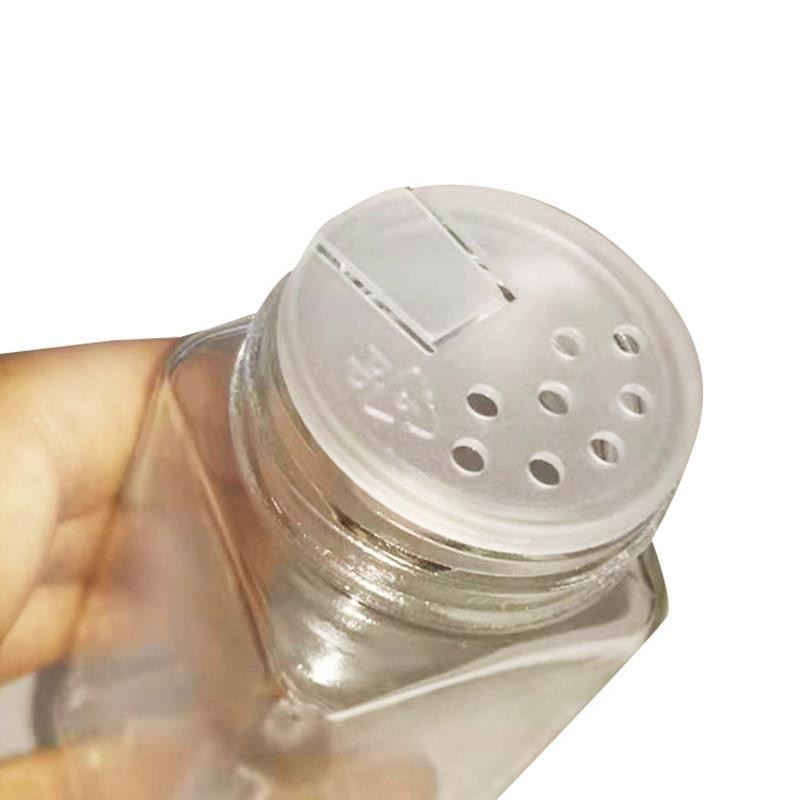 6 ks/sada fliaš na korenie, pohárov na korenie, sklenených plechoviek na korenie, nádob na korenie, korenie, soľničky na koreničky, kuchynských pomôcok