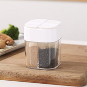 Krabica na bylinky, kuchynské potreby, cukor, soľ, korenie, fľaša, nádoby na prášok, viacpriehradkové koreničky, úložný nástroj