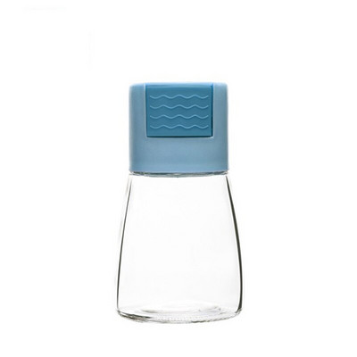 Priehľadná fľaša na korenie, soľ a korenie s viečkom, kuchynská nádoba na korenie odolná voči vlhkosti