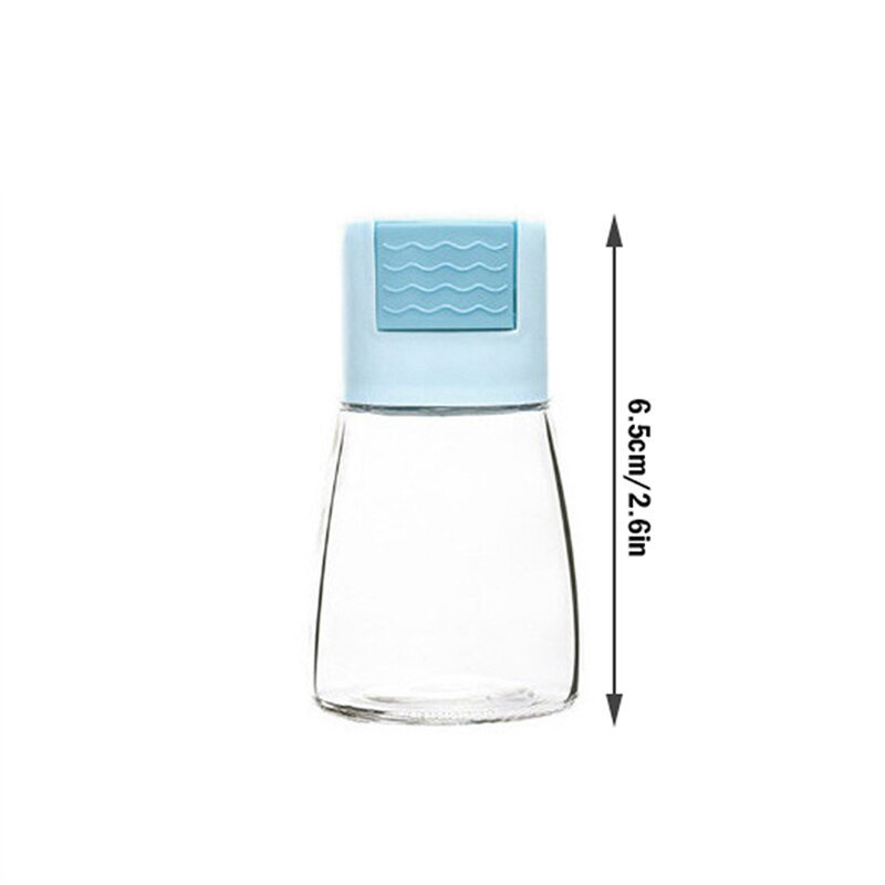 Priehľadná fľaša na korenie, soľ a korenie s viečkom, kuchynská nádoba na korenie odolná voči vlhkosti