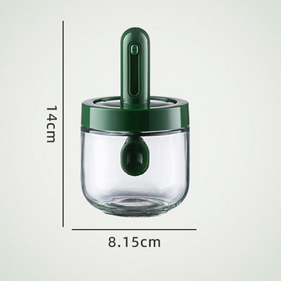 1ks viacúčelová korenie nádoba s teleskopickou lyžicou fľaša na korenie kuchynské potreby dávkovač gadgety