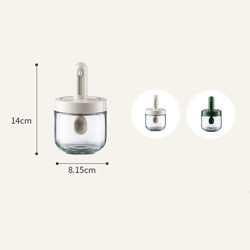 1ks viacúčelová korenie nádoba s teleskopickou lyžicou fľaša na korenie kuchynské potreby dávkovač gadgety