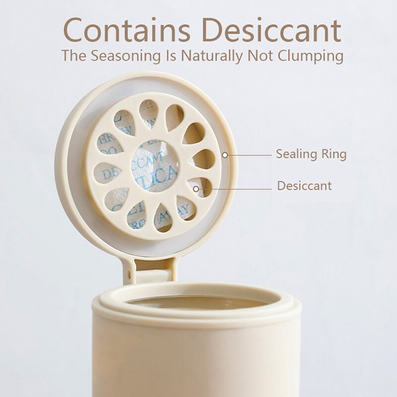 Konyhai üvegfűszeres edény tetővel Kanál Só Cukor adagoló Fűszerpaprika shaker Fűszerüveg Fűszeres üveg Tartály