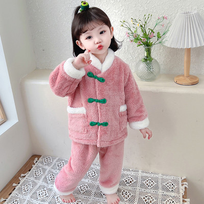 Detské plyšové pyžamo pre dievčatá