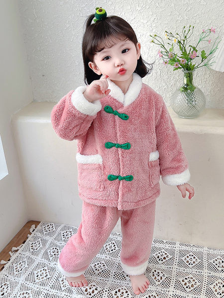 Detské plyšové pyžamo pre dievčatá