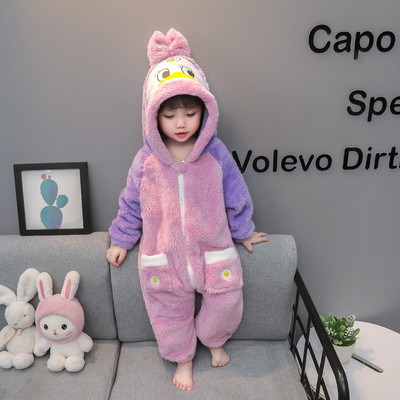 Téli gyerek pehelypizsama 3D elemmel