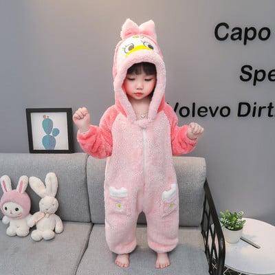 Téli gyerek pehelypizsama 3D elemmel