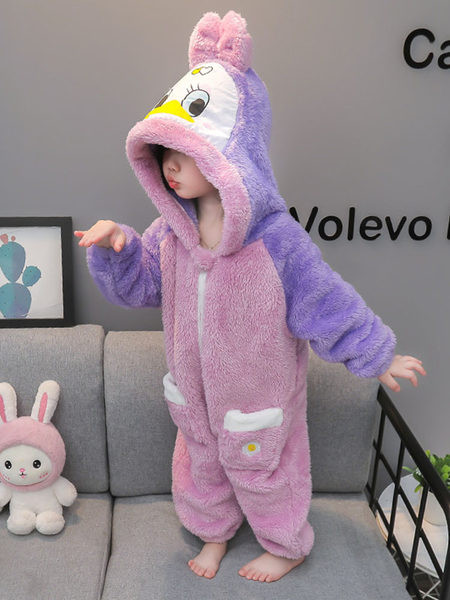 Téli gyerek pehelypizsama 3D elemmel