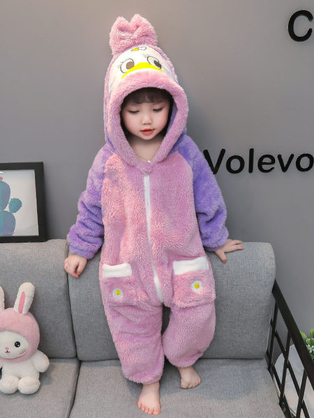 Téli gyerek pehelypizsama 3D elemmel