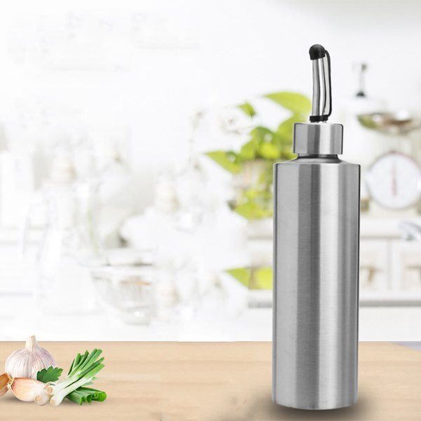 3 ks fľaša na kuchynský olej z nehrdzavejúcej ocele, nepriepustná sójová omáčka, ocot, zásobník na vodu, rozprašovač na grilovanie 250/350/550 ml