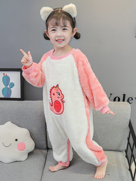 Jesenný/zimný overal pre dievčatá s vyšívanou aplikáciou