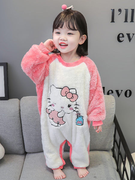 Dječja plišana pidžama - s vezom