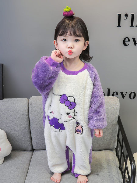 Dječja plišana pidžama - s vezom