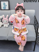 Novi model dvodijelne zimske dječje pidžame sa džepovima