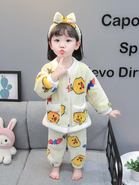 Novi model dvodijelne zimske dječje pidžame sa džepovima