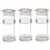 3x Priehľadná akrylová fľaša na sójovú omáčku, ocot, olivový olej, BBQ dávkovač, šejker 100 ml