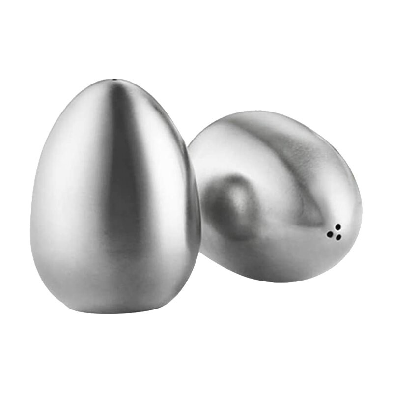 2 kusy nerezovej ocele korenička vajcovitá soľnička sada kuchynského náradia