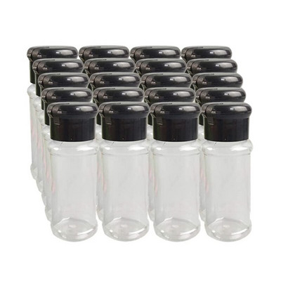 20 ks/sada 100 ml korenia, soli a korenia, čierne korenie, pohár na korenie, fľaša na grilovanie, kuchynský gadget