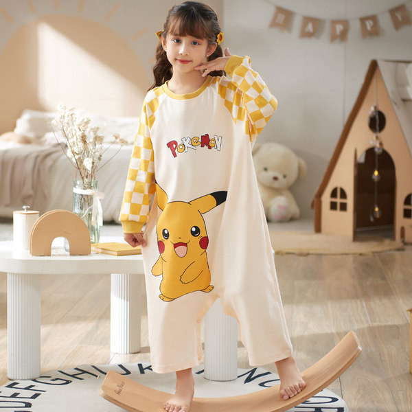 Bavlnené pyžamo s overalom pre dievčatá