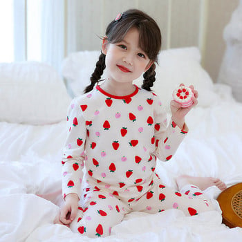 Детска пижама от две части -блуза с дълъг ръкав и долнище