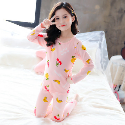 Pamučna proljetno-jesenska pidžama za djevojčice - više boja