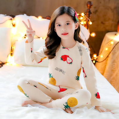 Pamučna proljetno-jesenska pidžama za djevojčice - više boja