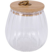 Priehľadná sklenená koreniaca nádoba s viečkom, nádoba na čaj, úložná skrinka na soľ a korenie, cukornička, kuchynské doplnky