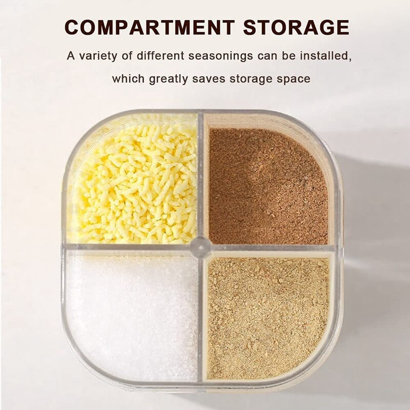 2 ks nádob na korenie, 4 mriežkové poháre na korenie, kuchynská pikniková grilovacia reštaurácia cestovná soľnička, na šalát, steak, grilovanie atď.