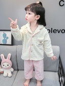 Zimné detské pyžamo pre dievčatá - dvojdielne