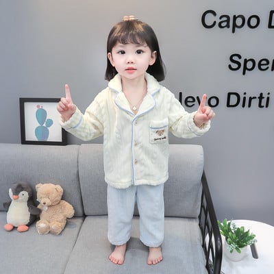 Zimné detské pyžamo pre dievčatá - dvojdielne