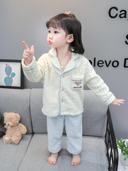 Zimné detské pyžamo pre dievčatá - dvojdielne