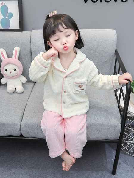 Zimné detské pyžamo pre dievčatá - dvojdielne