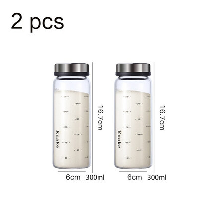 Vysoko borosilikátové sklenené korenie, fľaša na korenie, kuchynská soľ, sezamové korenie, vzduchotesná fľaša s otočným viečkom