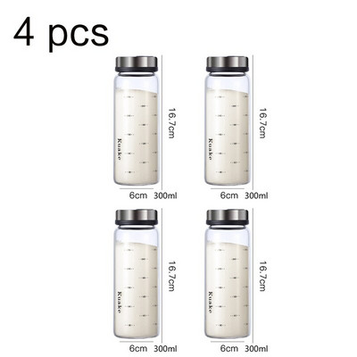 Vysoko borosilikátové sklenené korenie, fľaša na korenie, kuchynská soľ, sezamové korenie, vzduchotesná fľaša s otočným viečkom