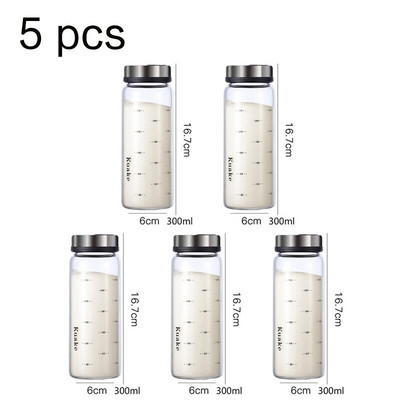 Vysoko borosilikátové sklenené korenie, fľaša na korenie, kuchynská soľ, sezamové korenie, vzduchotesná fľaša s otočným viečkom