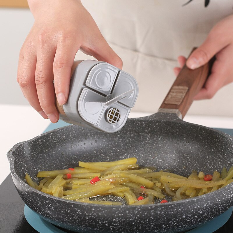 Korenička Kuchynské potreby Cukor Soľ Korenie Fľaša Rasca Nádoba Viacpriehradkové nádoby na korenie Náradie