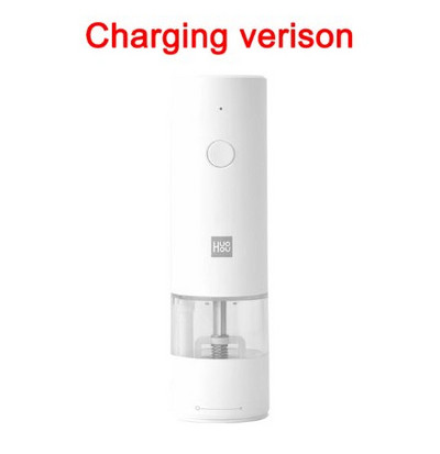 Xiaomi Youpin Huohou Elektrický automatický mlynček na korenie a soľ LED svetlo 5 režimov Drvič na korenie a korenie na varenie