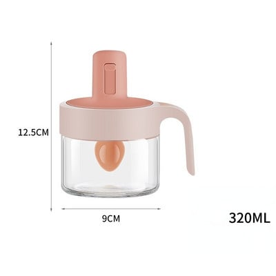 Teleskopická lyžica, korenie, sklenená nádoba, sada kuchynských úložísk, korenie, soľ, cukor, fľaša, uzavretý vlhkosťodolný stojan na korenie, NOVINKA