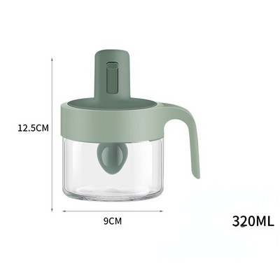 Teleskopická lyžica, korenie, sklenená nádoba, sada kuchynských úložísk, korenie, soľ, cukor, fľaša, uzavretý vlhkosťodolný stojan na korenie, NOVINKA