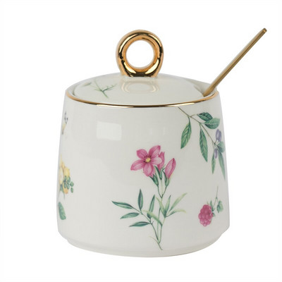 Keramikos dozatorius Grūdų dozatorius be lašėjimo, baltas kiniško stiliaus prieskonių puodo dangtis Home Organizador De Cocina Namų virtuvės reikmenys