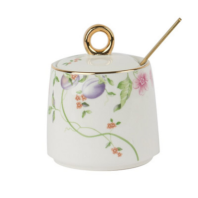 Keramikos dozatorius Grūdų dozatorius be lašėjimo, baltas kiniško stiliaus prieskonių puodo dangtis Home Organizador De Cocina Namų virtuvės reikmenys