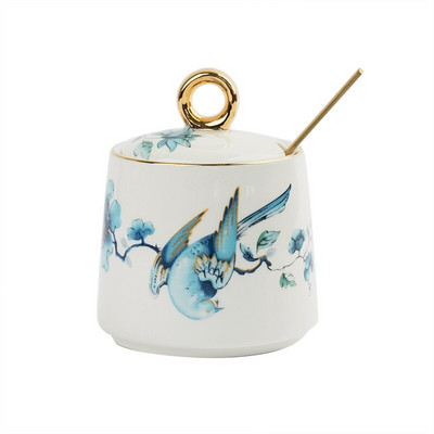 Keramikos dozatorius Grūdų dozatorius be lašėjimo, baltas kiniško stiliaus prieskonių puodo dangtis Home Organizador De Cocina Namų virtuvės reikmenys