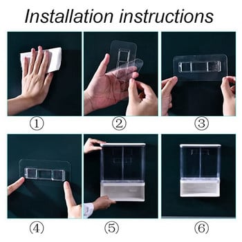 HOT-2 Pcs Dry Food Dispenser, Transparent Plastic, Dry Food Dispenser, Dry Food Storage Fruit Box, 1500ML & 3000ML