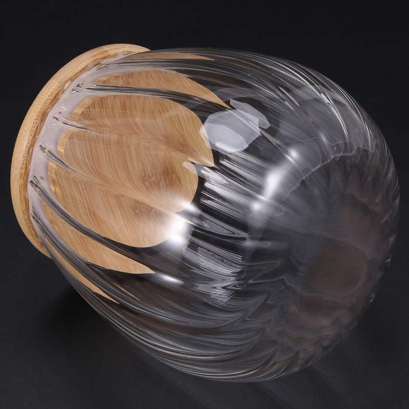 Priehľadná sklenená koreniaca nádoba s viečkom, nádoba na čaj, úložná skrinka na soľ a korenie, cukornička, kuchynské doplnky