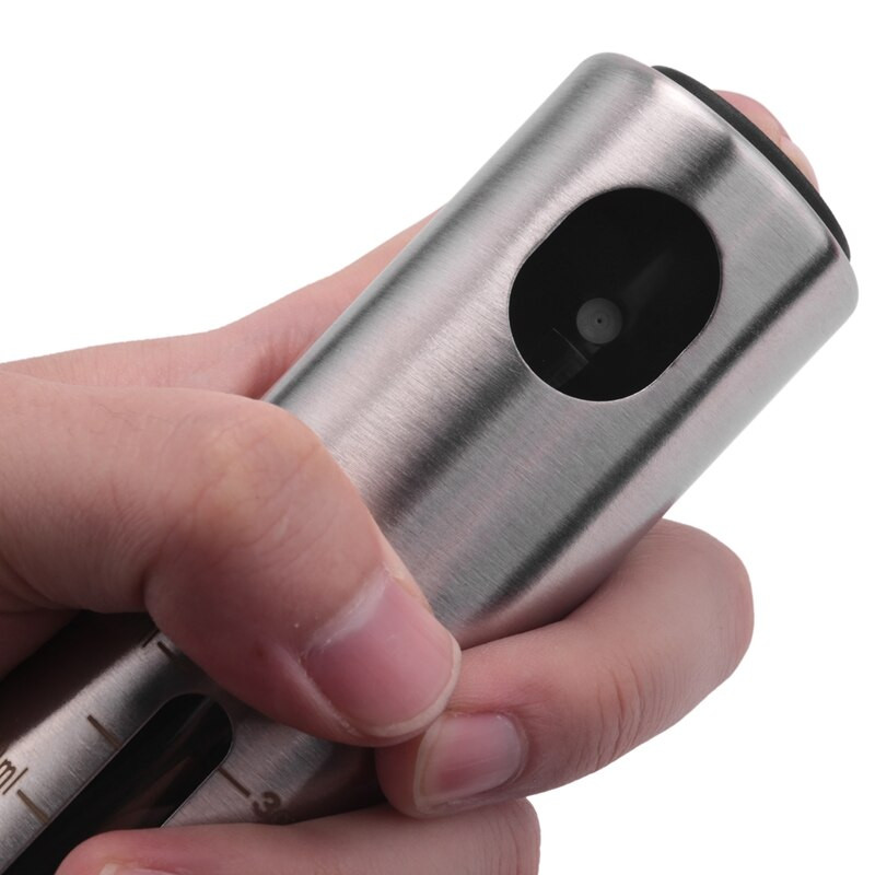 Rozprašovač oleja na varenie, dávkovač oleja z nehrdzavejúcej ocele do fritézy, kuchynské náčinie, fľaša s olejom na šalát, grilovanie, pečenie atď.