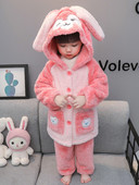 Teplé dvojdielne zimné pyžamo