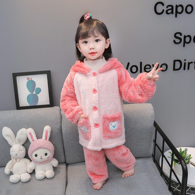 Teplé dvojdielne zimné pyžamo