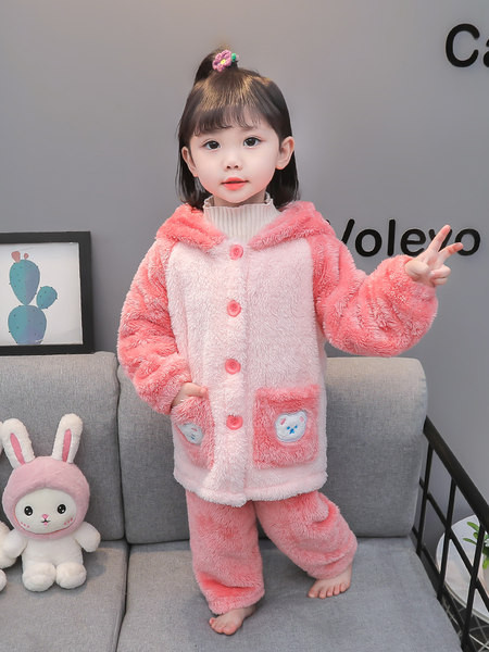 Teplé dvojdielne zimné pyžamo